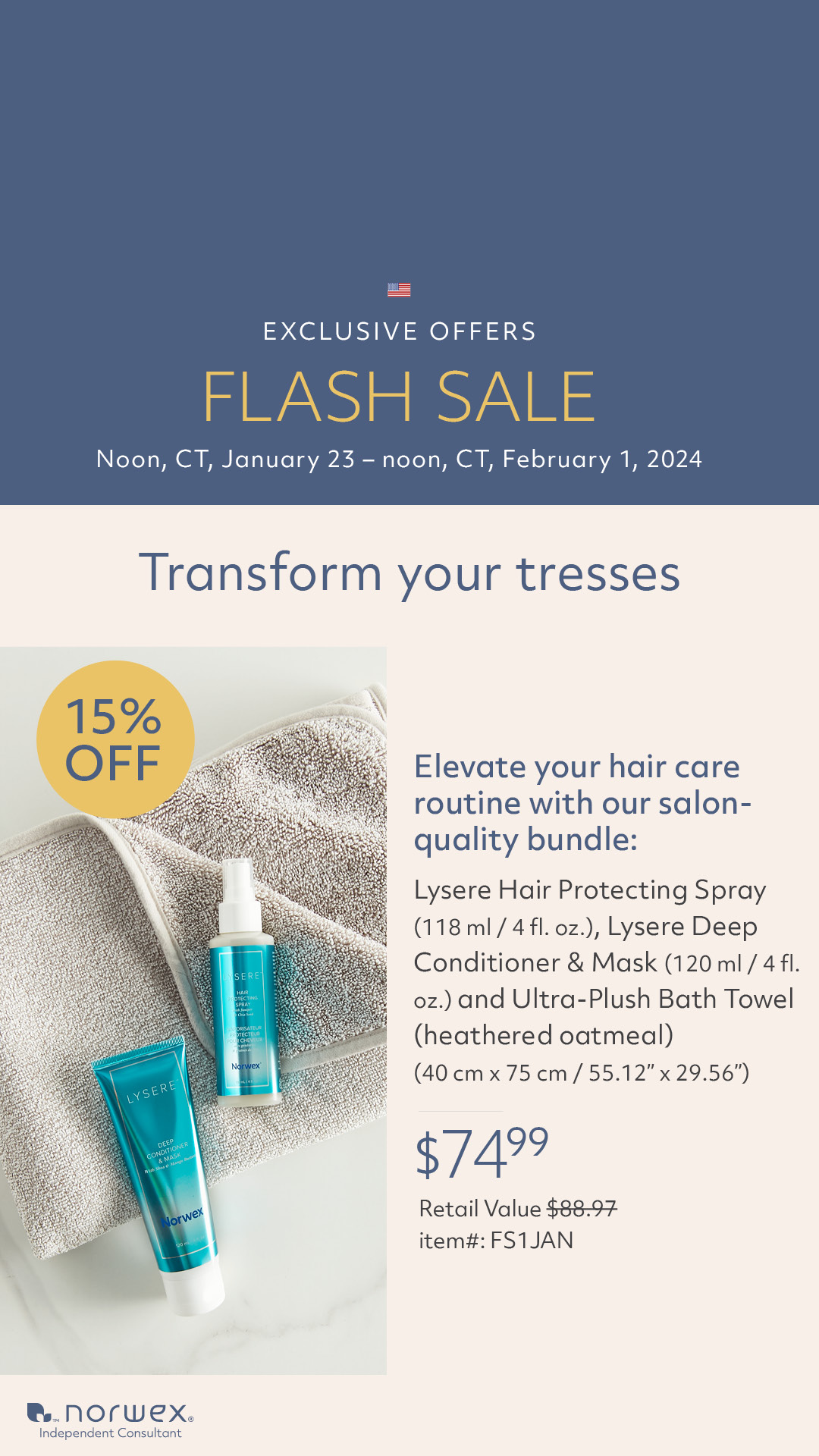 Norwex Flash Sale - Shop January 23, 2024