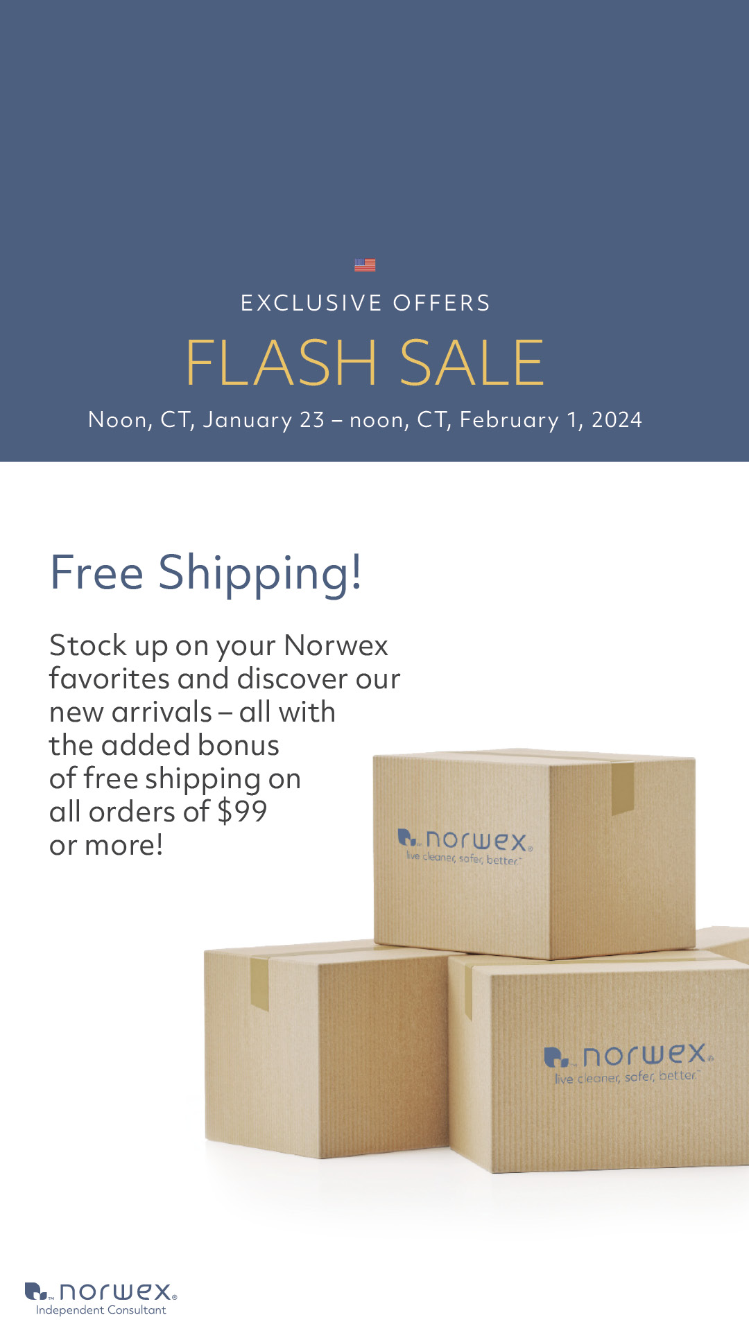 Norwex Flash Sale - Shop January 23, 2024